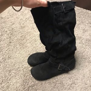 Report Shakira black boots zip Womens 8